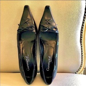 Gunmetal BLACK pumps